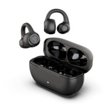 JLab Flex, auriculares inalámbricos deportivos negros, con clip de oreja y Bluetooth. SKU: IEUEBFLEXRBLK124