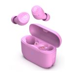 Auriculares JLab Go Air Pop TWS Bluetooth dentro de oído para llamadas y música en color rosa, SKU IEUEBGAIRPOPRPNK124