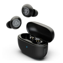 Auriculares JLab Go Pop ANC True Wireless Stereo (TWS) Bluetooth en color negro, SKU IEUEBGOANCRBLK124. Ideales para llamadas y música.