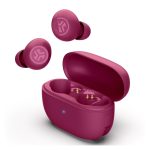 JLab Go Pop ANC auriculares true wireless stereo (TWS) dentro de oído para llamadas y música, Bluetooth, color fucsia, SKU IEUEBGOANCRFUC124