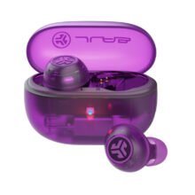Auriculares True Wireless Stereo JLab Go Pop ANC, Bluetooth, color púrpura transparente, SKU IEUEBGOANCRTRAPUR124