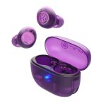 Auriculares True Wireless Stereo JLab Go Pop ANC, Bluetooth, color púrpura transparente, SKU IEUEBGOANCRTRAPUR124