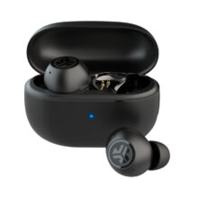 Auriculares JLab Go Pop ANC True Wireless Stereo (TWS) dentro de oído en color negro, con USB Tipo C y Bluetooth. SKU: IEUEBGOPODSRBLK124