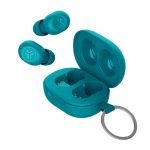 JLab JBuds Mini auriculares True Wireless Stereo en color aguamarina, ideales para música y uso diario con tecnología Bluetooth, SKU IEUEBJBMINIRAQUA124.
