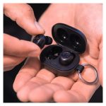 JLab JBuds Mini auriculares TWS dentro de oído, ideales para música y uso diario, conectividad Bluetooth, color negro, SKU IEUEBJBMINIRBLK124