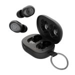 JLab JBuds Mini auriculares TWS dentro de oído, ideales para música y uso diario, conectividad Bluetooth, color negro, SKU IEUEBJBMINIRBLK124