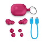 Auriculares JLab JBuds Mini True Wireless Stereo (TWS) dentro de oído, ideales para música y uso diario, color rosa, SKU IEUEBJBMINIRPNK124
