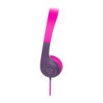 Auriculares alámbricos JLab JBuddies Pop en color rosa, ideales para música y uso diario. SKU: IEUHKJPOPRPNK122
