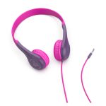 Auriculares alámbricos JLab JBuddies Pop en color rosa, ideales para música y uso diario. SKU: IEUHKJPOPRPNK122