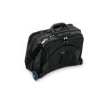 Vista del Kensington Trolley Contour, perfecto para portátiles de hasta 17 pulgadas, SKU 62348, en elegante color negro
