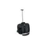 Vista del Kensington Trolley Contour, perfecto para portátiles de hasta 17 pulgadas, SKU 62348, en elegante color negro