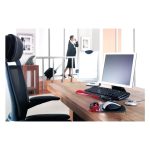 Kensington reposamuñecas gel Duo para ratón en color rojo y gris, ideal para comodidad y ergonomía, SKU 62402