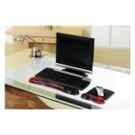 Kensington reposamuñecas gel Duo para ratón en color rojo y gris, ideal para comodidad y ergonomía, SKU 62402