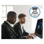 Vista frontal del filtro de privacidad Kensington 2 vías extraíble para monitores de 34 pulgadas 21:9, SKU 627436