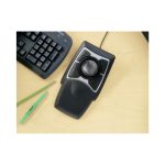 Imagen del ratón Kensington Expert Mouse Trackball con cable, características de alta precisión y diseño ergonómico. SKU: 64325