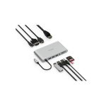 Kensington Replicador móvil USB-C de 5 Gbps con doble salida de vídeo, compatible con DP, HDMI y VGA, SKU K33853WW