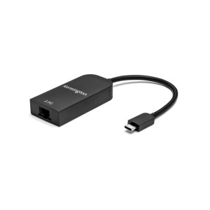 Imagen del adaptador Kensington USB-C a 2.5G Ethernet, ideal para portátiles con SKU K38285WW