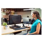 Soporte para monitor Kensington Plus SmartFit en color negro con ajuste de altura, SKU K52786WW