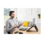 Soporte para ordenador portátil Kensington K52805EU en color negro, compatible con laptops de hasta 43,2 cm (17 pulgadas)