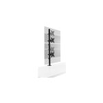 Brazo vertical Kensington para dos monitores, ajustable en altura, modelo K53802WW