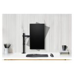 Kensington Brazo SmartFit® Ergo extensible para un monitor, ideal para ajustes ergonómicos y optimización del espacio en el escritorio. SKU: K55408WW