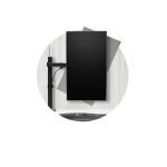 Kensington Brazo SmartFit® Ergo extensible para un monitor, ideal para ajustes ergonómicos y optimización del espacio en el escritorio. SKU: K55408WW