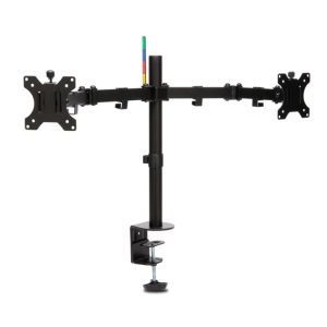 Kensington brazo dual para monitores SmartFit Ergo extensible, modelo K55409WW, optimiza ergonomía con soporte ajustable