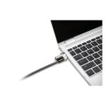 Candado para portátil Kensington NanoSaver con llave, ideal para asegurar dispositivos. SKU: K64444WW.