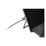 Cable antirrobo Kensington K64445EUM color negro para proteger portátiles y dispositivos electrónicos.