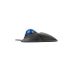 Vista frontal del Kensington Trackball Orbit con anillo de desplazamiento. Modelo preciso y ergonómico, SKU K72337EU