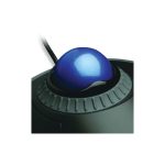 Vista frontal del Kensington Trackball Orbit con anillo de desplazamiento. Modelo preciso y ergonómico, SKU K72337EU