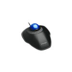 Vista frontal del Kensington Trackball Orbit con anillo de desplazamiento. Modelo preciso y ergonómico, SKU K72337EU