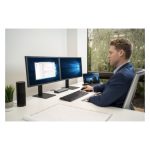 Teclado Kensington Slim Type Wireless Keyboard para oficina, RF inalámbrico, QWERTY en español, color negro. SKU K72344ES.