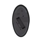 Vista del Kensington Ratón inalámbrico Pro Fit Ergo en color negro, modelo K75404EU. Diseñado ergonómicamente para comodidad y productividad.