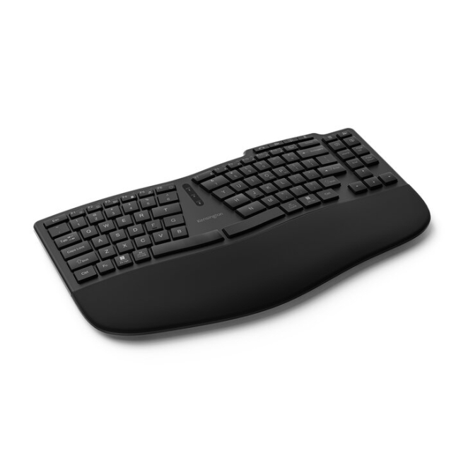 Kensington Ergonomico Pro Fit TKL Teclado USB Inalámbrico Teclado Kensington Pro Fit Ergo KB675 EQ TKL para hogar y oficina, USB, RF Wireless, Bluetooth, QWERTY español en color negro. SKU: K75491ES