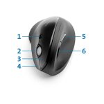 Kensington Ratón inalámbrico vertical Pro Fit Ergo, diseño ergonómico, SKU K75501EU