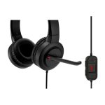 Kensington Auriculares supraaurales USB-C H1000, cómodos y con micrófono integrado. SKU K83450WW.
