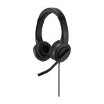 Kensington Auriculares supraaurales USB-C H1000, cómodos y con micrófono integrado. SKU K83450WW.