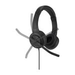 Kensington Auriculares supraaurales USB-C H1000, cómodos y con micrófono integrado. SKU K83450WW.