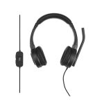 Kensington Auriculares supraaurales USB-C H1000, cómodos y con micrófono integrado. SKU K83450WW.