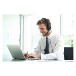 Kensington Auriculares supraaurales USB-C H1000, cómodos y con micrófono integrado. SKU K83450WW.