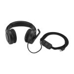 Kensington Auriculares supraaurales USB-C H1000, cómodos y con micrófono integrado. SKU K83450WW.