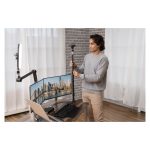 Kensington Abrazadera telescópica en forma de C para monitores con ajuste seguro y SKU K87654WW