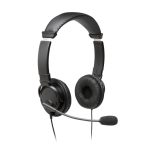 Auriculares Kensington con conexión USB-A, micrófono incorporado y diseño cómodo, SKU K97601WW