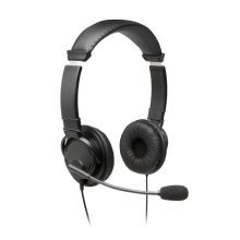 Auriculares Kensington con conexión USB-A, micrófono incorporado y diseño cómodo, SKU K97601WW