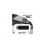 Unidad flash Kingston Technology DataTraveler de 128GB con conector USB-C 3.2 Gen 1, SKU DT70/128GB