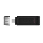 Unidad flash Kingston Technology DataTraveler de 128GB con conector USB-C 3.2 Gen 1, SKU DT70/128GB