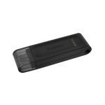 Unidad flash Kingston Technology DataTraveler con 64GB de capacidad, USB-C 3.2 Gen 1, SKU DT70/64GB, ideal para almacenamiento externo.