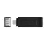 Unidad flash Kingston Technology DataTraveler con 64GB de capacidad, USB-C 3.2 Gen 1, SKU DT70/64GB, ideal para almacenamiento externo.