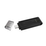 Unidad flash Kingston Technology DataTraveler con 64GB de capacidad, USB-C 3.2 Gen 1, SKU DT70/64GB, ideal para almacenamiento externo.
